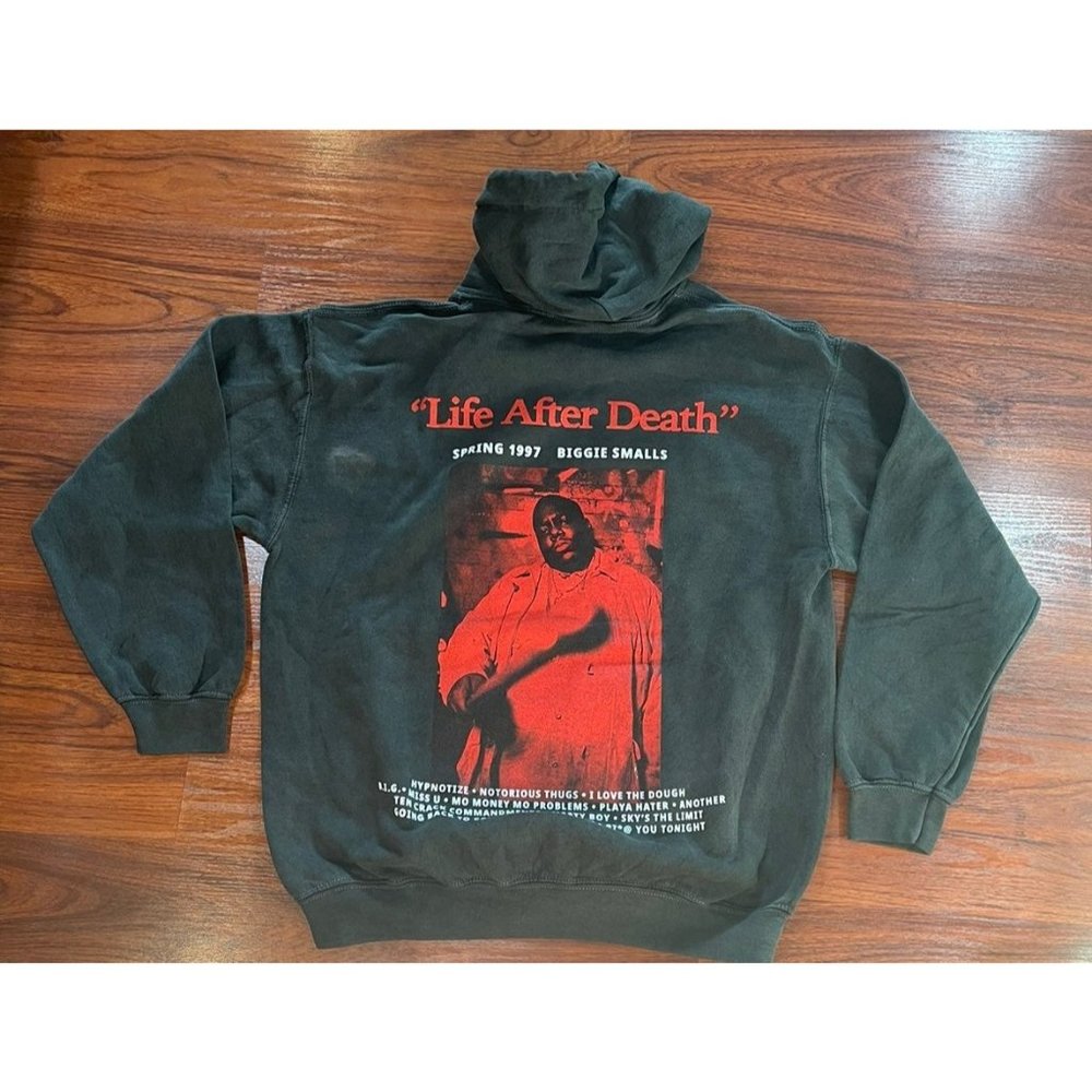 The Notorious B. I. G. Life Hoodie Size S - image 2